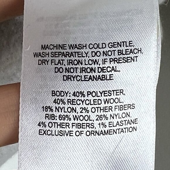 Mountain Hardwear Wool Blend Ski Sweater Base Layer Warm Cozy Striped Women’s M - Picture 6 of 11